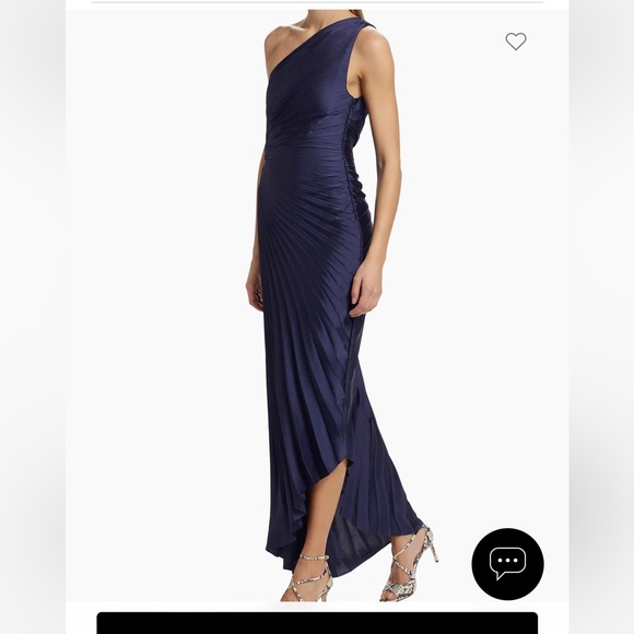 ALC Delfina Asymmetrical Pleated Dress - Picture 4 of 6